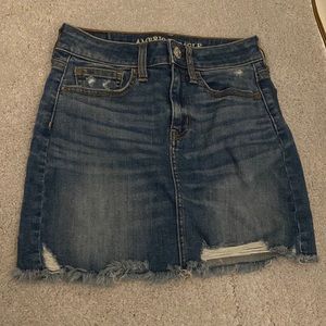 American eagle jean skirt